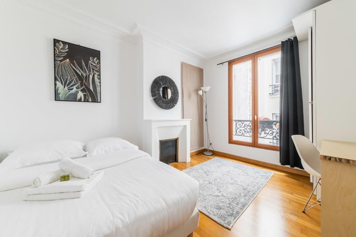 85M2 De Confort Paris 17 - Charme Parisien 6P - Flat-Guest Exterior foto